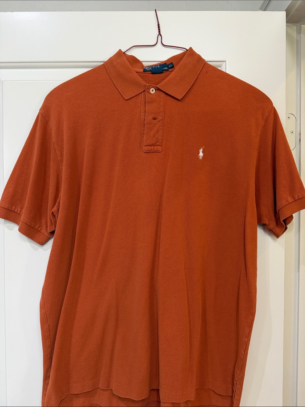 Polo by Ralph Lauren Men’s Rust Orange Piqué Polo